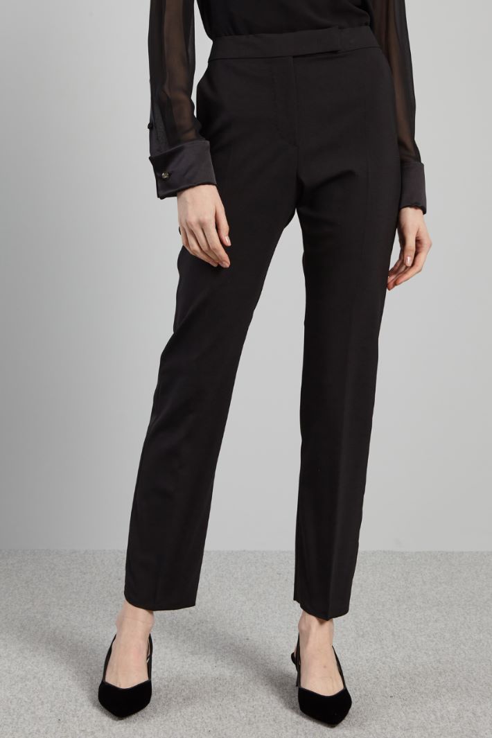 Trousers with side bands Intrend - 3