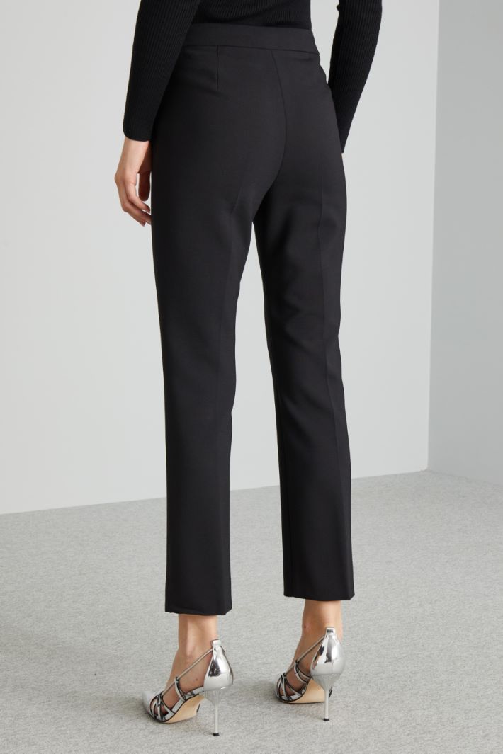 Straight, wool trousers Intrend - 2