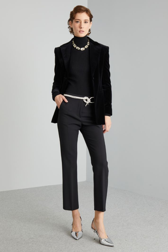 Straight, wool trousers Intrend