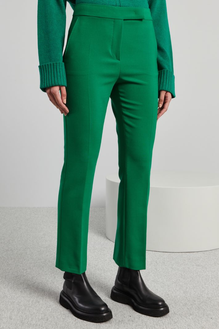 Straight, wool trousers Intrend - 3