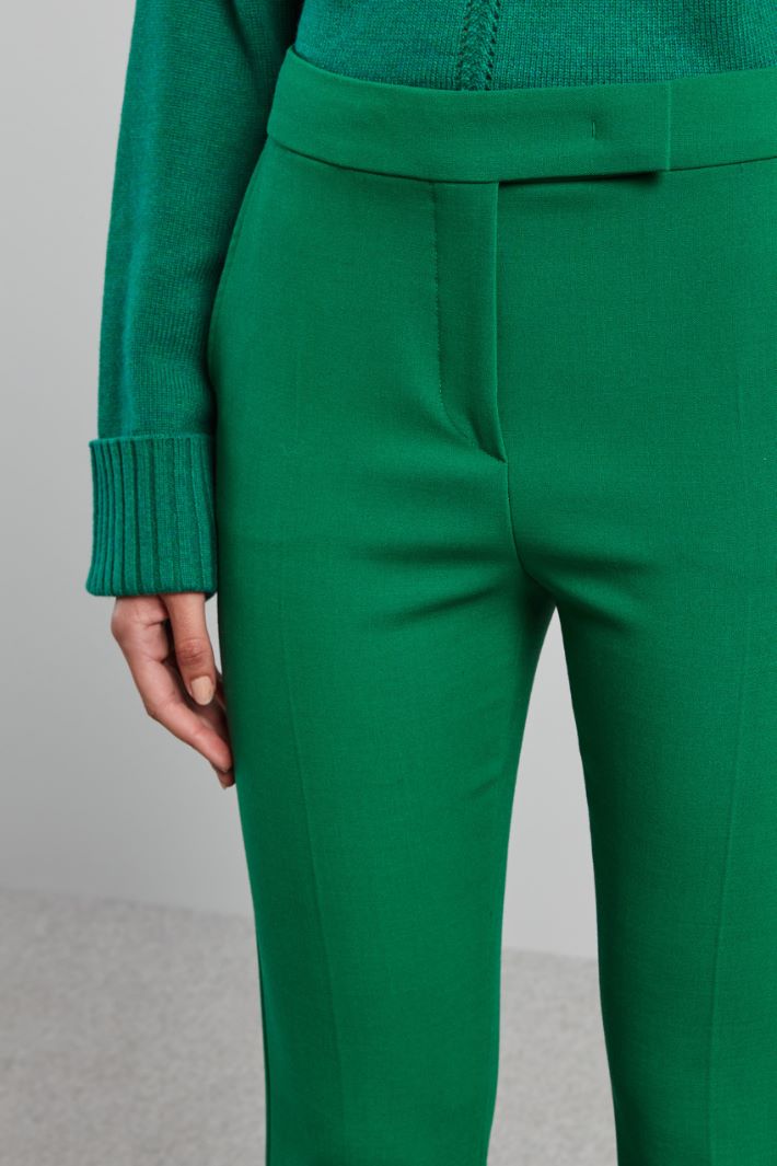 Straight, wool trousers Intrend - 4