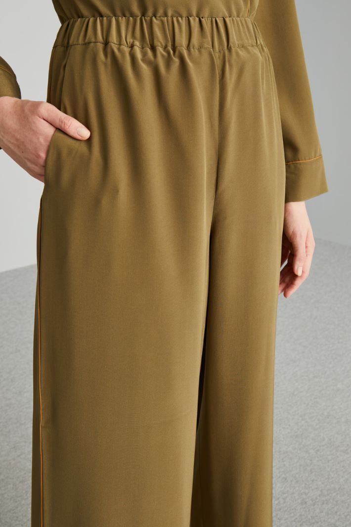 Pure silk trousers Intrend - 4