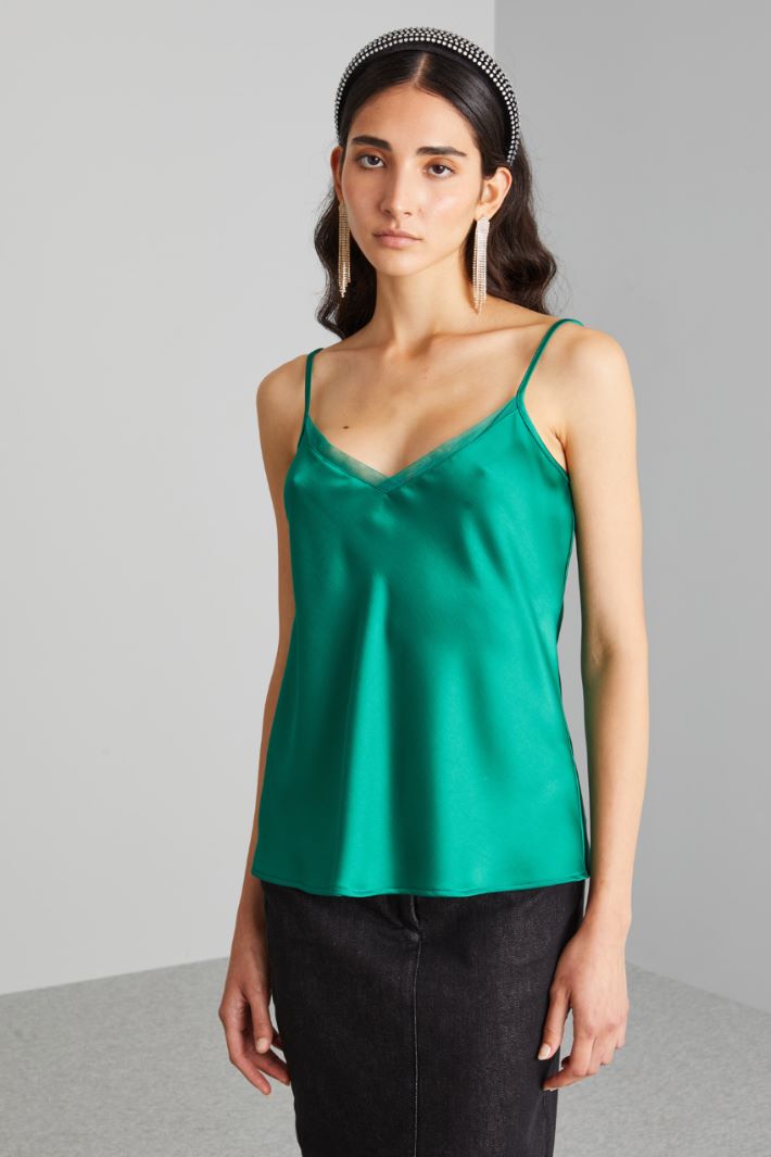 Top with tulle trim Intrend - 3