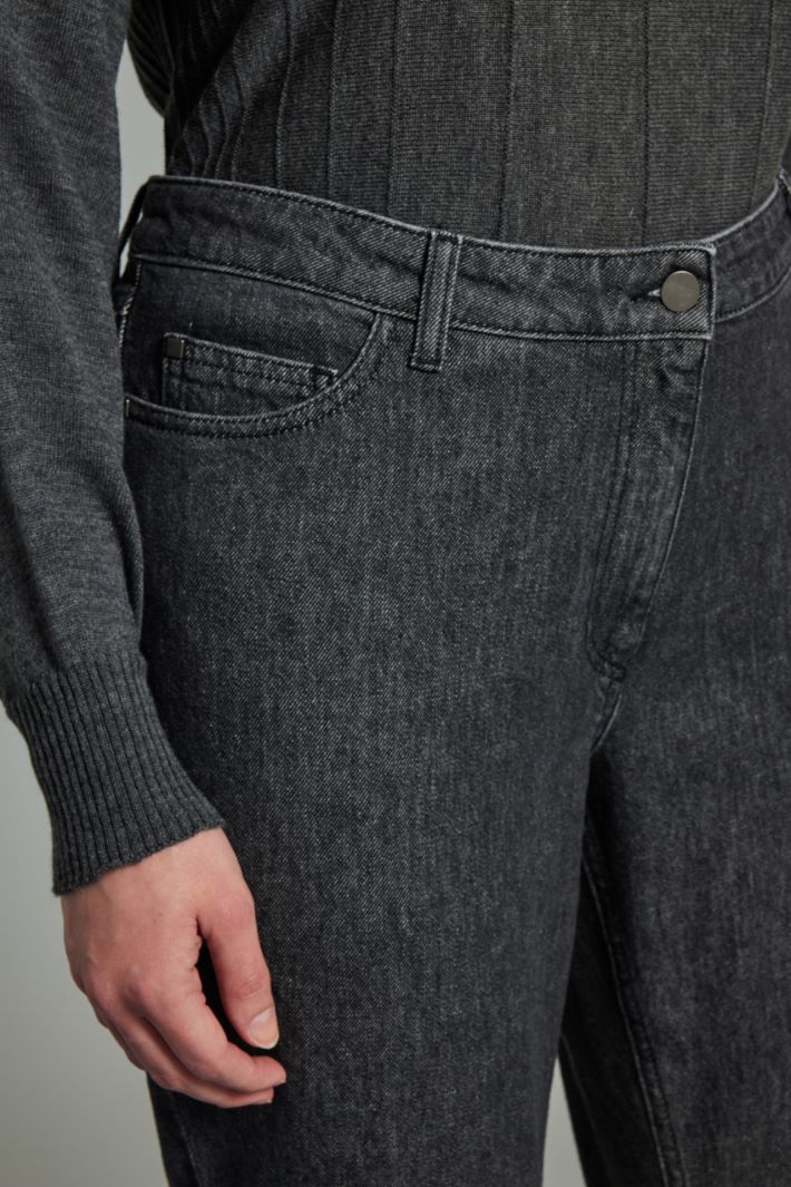 Jeans dritti in denim Intrend - 4