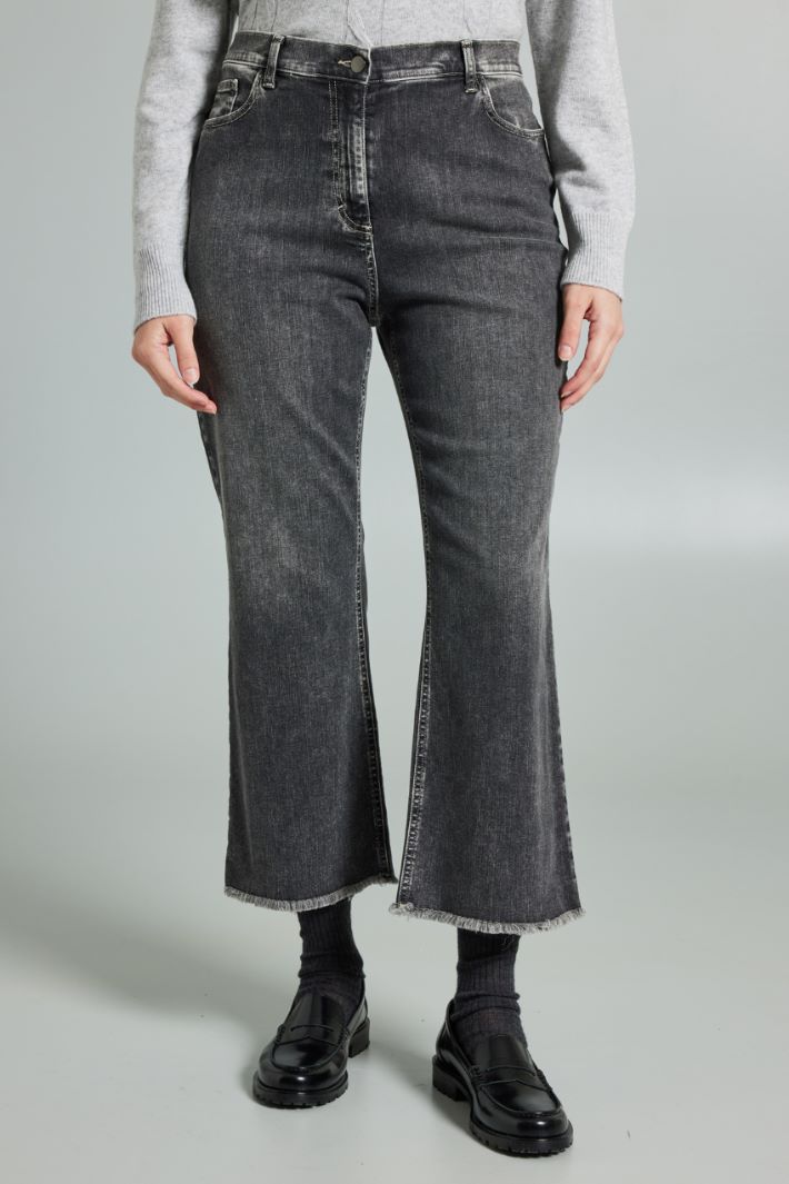 Jeans flare in denim stretch Intrend - 3