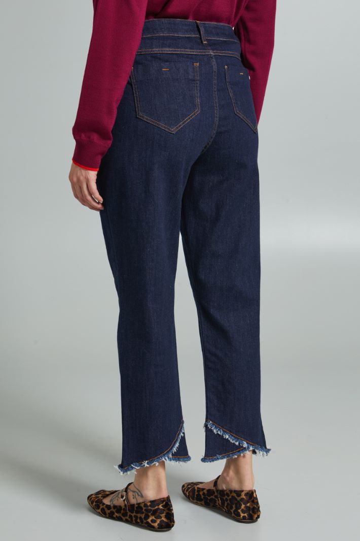 Jeans with frayed hem Intrend - 2