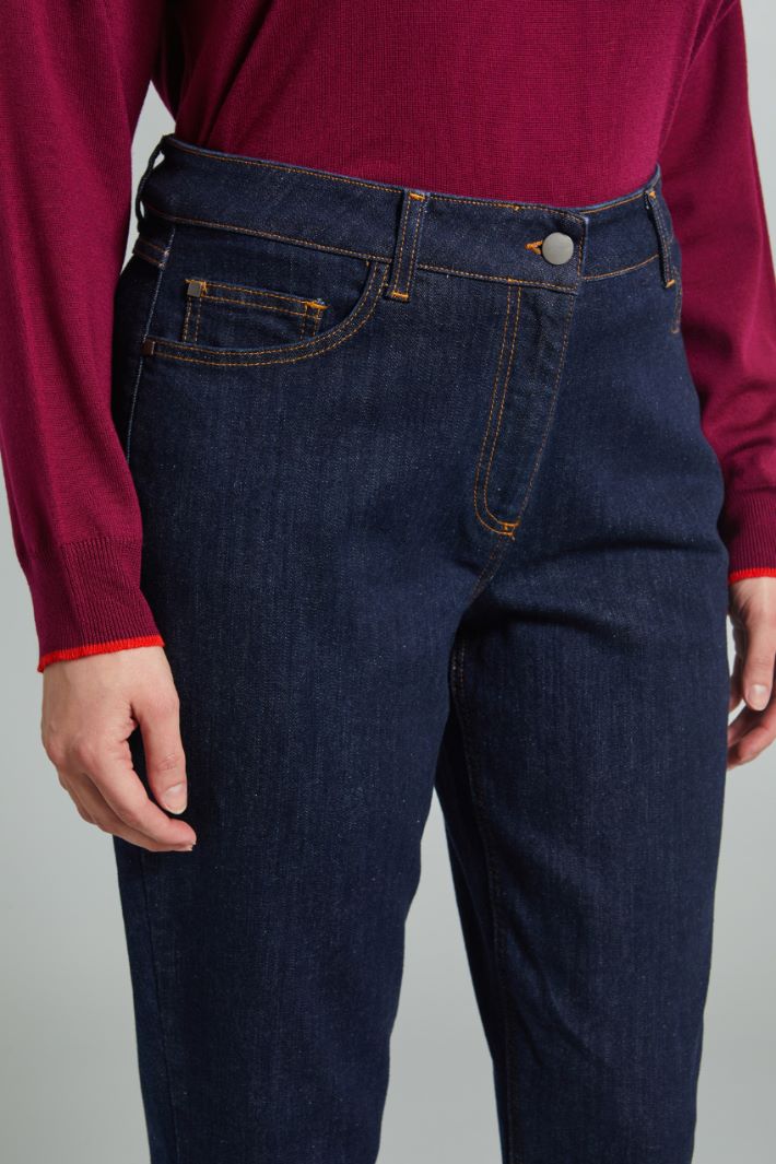 Jeans with frayed hem Intrend - 4