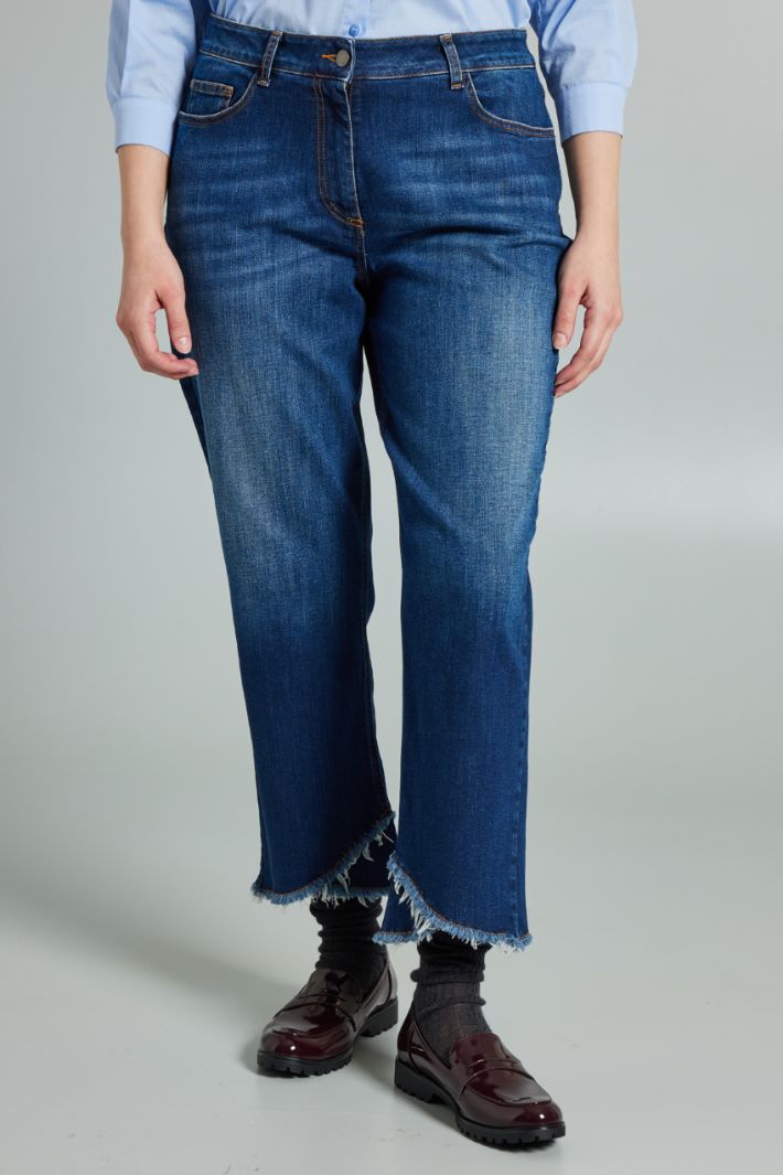 Jeans with frayed hem Intrend - 3