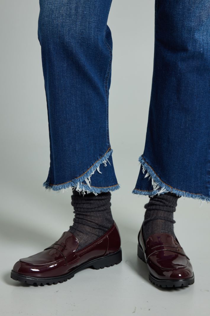 Jeans with frayed hem Intrend - 4