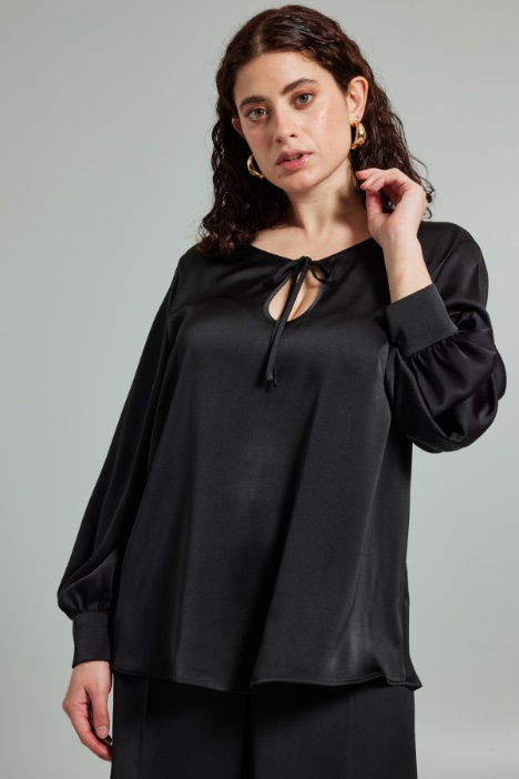 Hammered satin blouse Intrend