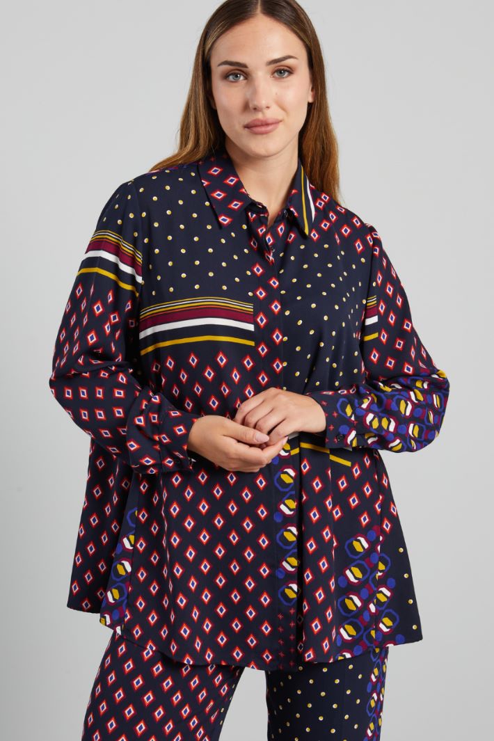 Printed cady tunic Intrend - 3