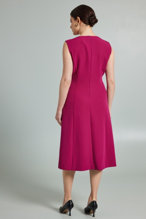 Vestido elástico acampanado