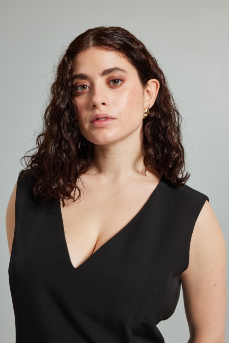 Abito svasato stretch