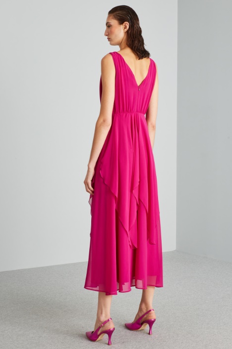 Abito con gonna a pannelli