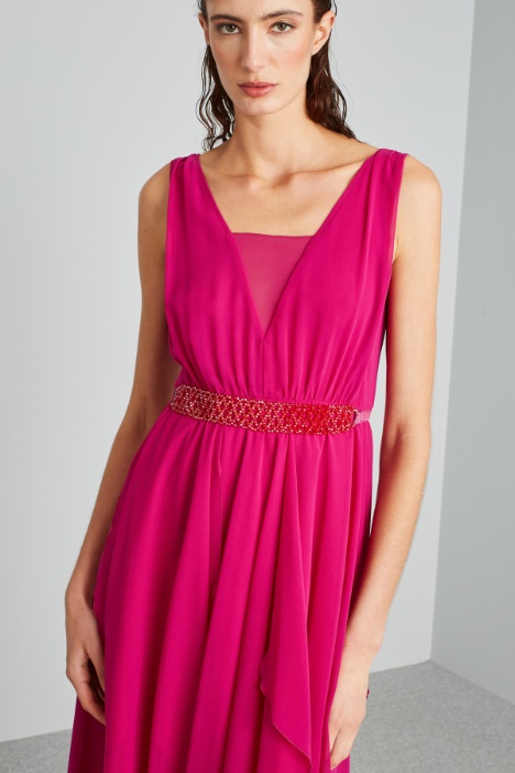 Abito con gonna a pannelli