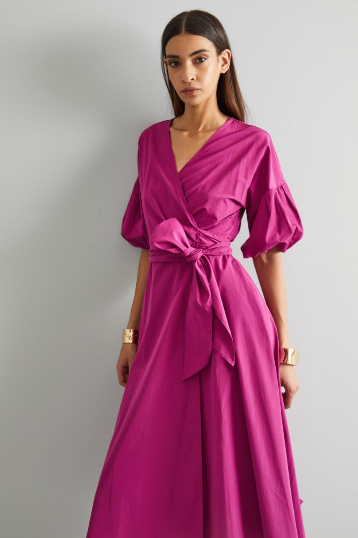 Taffeta wrap dress Intrend - 3