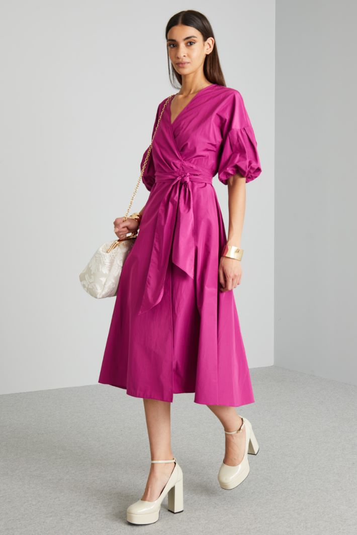 Taffeta wrap dress Intrend