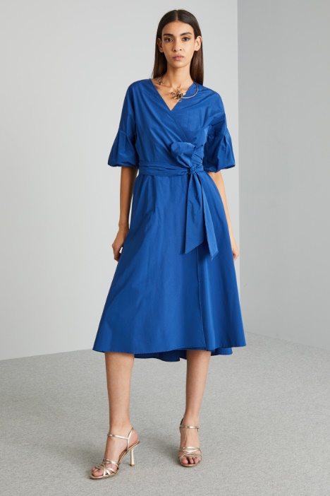 Taffeta wrap dress Intrend