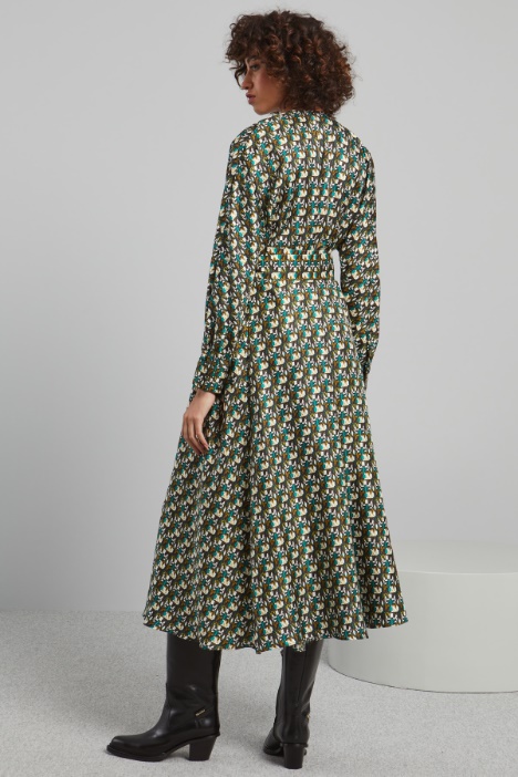 Abito lungo a portafoglio