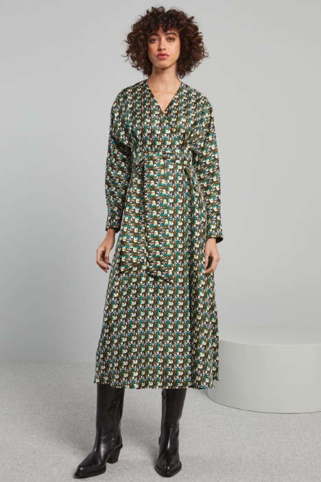 Abito lungo a portafoglio