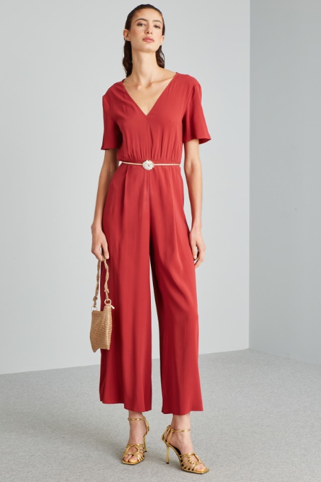 V-neck jumpsuit Intrend