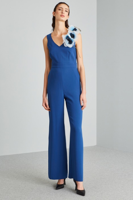 Double V-neck jumpsuit Intrend