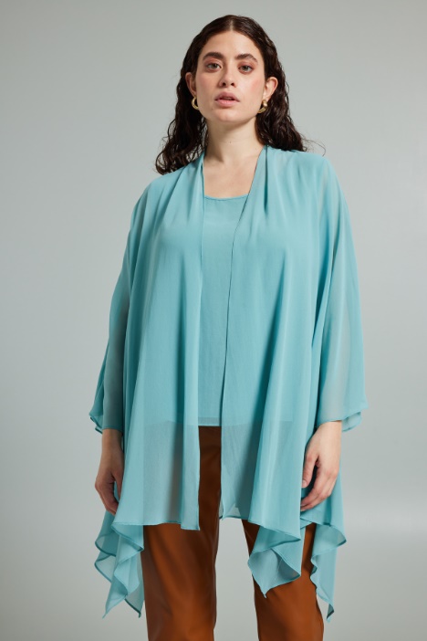 Georgette tunic and vest top Intrend