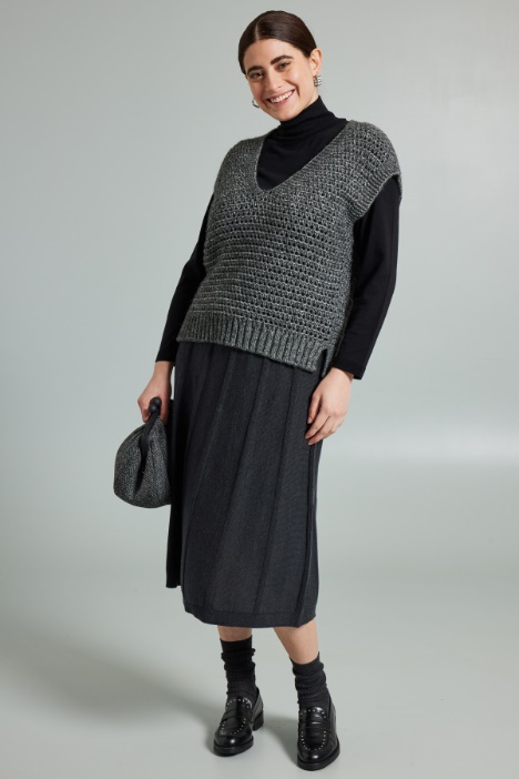 Wool knit skirt Intrend