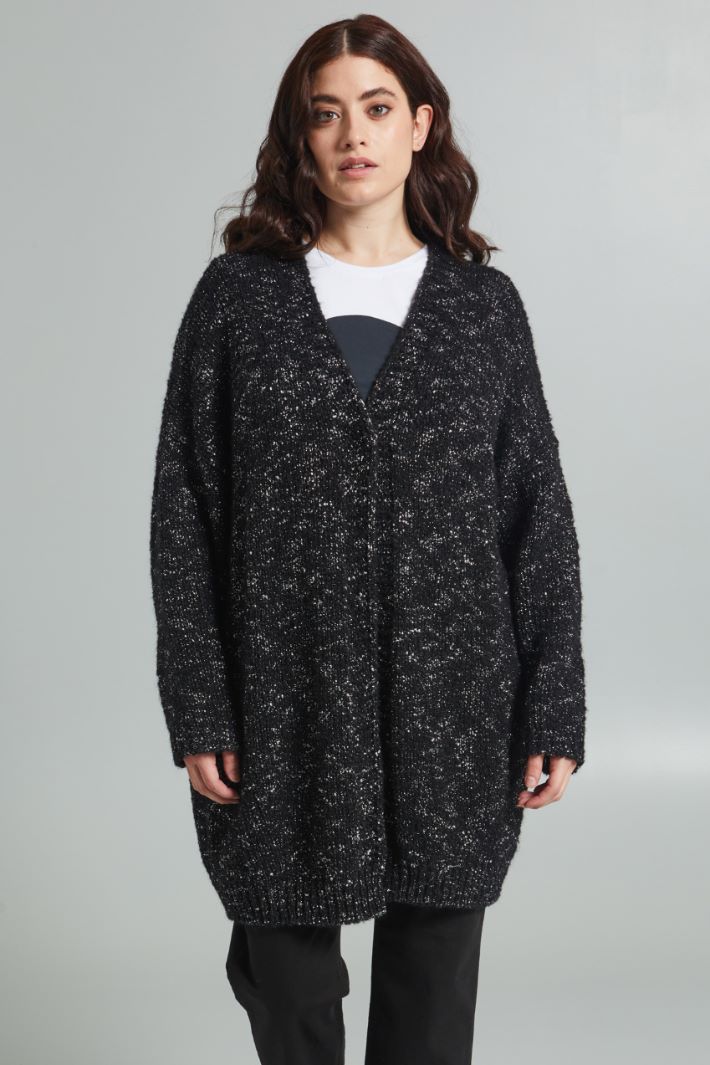 Long lurex cardigan Intrend - 3