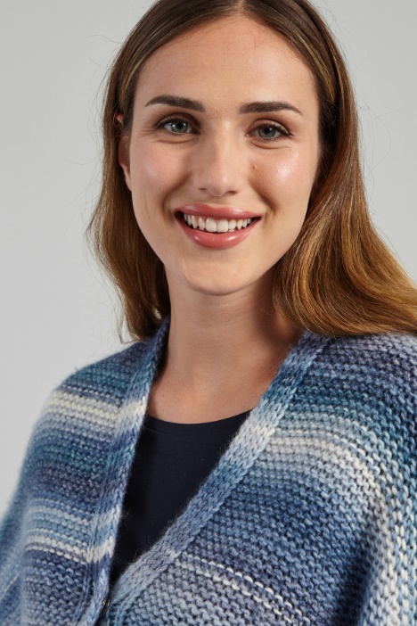 Cardigan morbido in lana