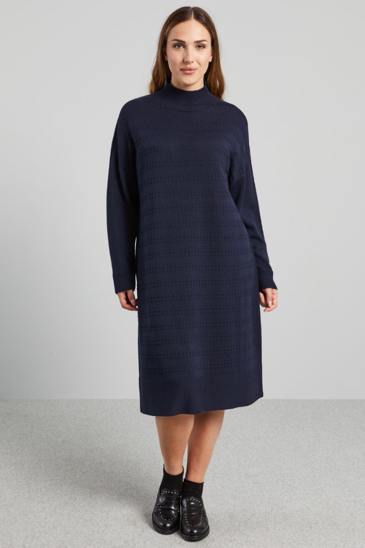 Wool knit dress Intrend - 3