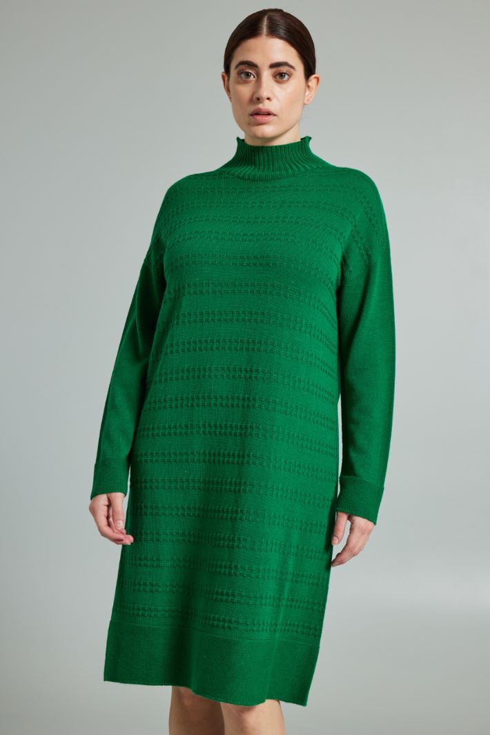 Wool knit dress Intrend - 3