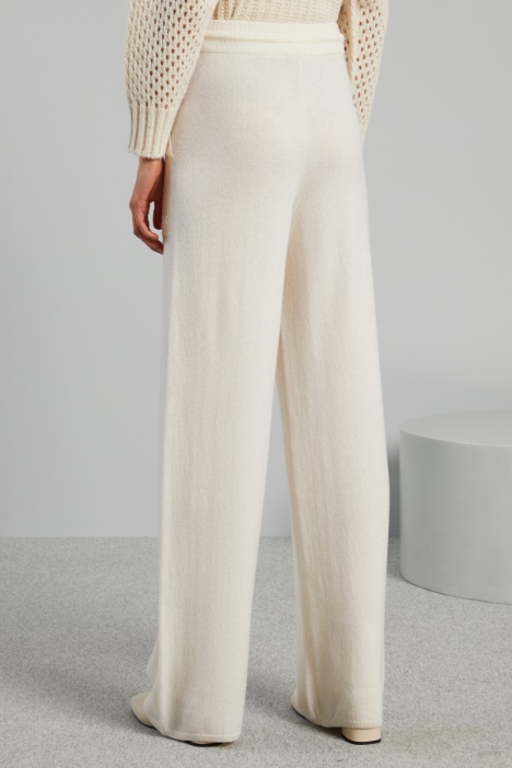 Pantaloni in maglia con coulisse