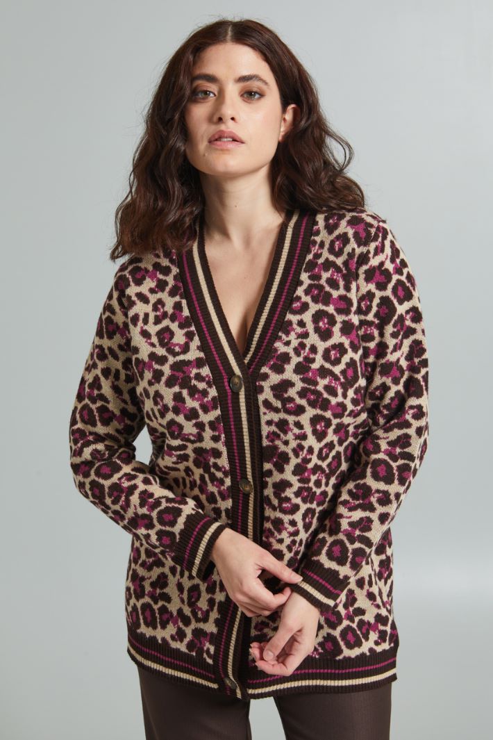 Cardigan jacquard Intrend - 3