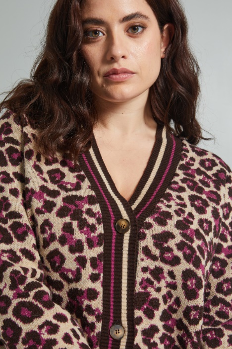 Cardigan jacquard