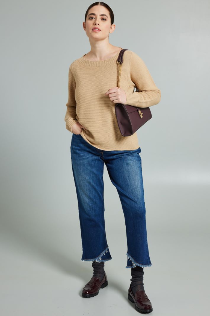 Horizontal ribbed sweater Intrend