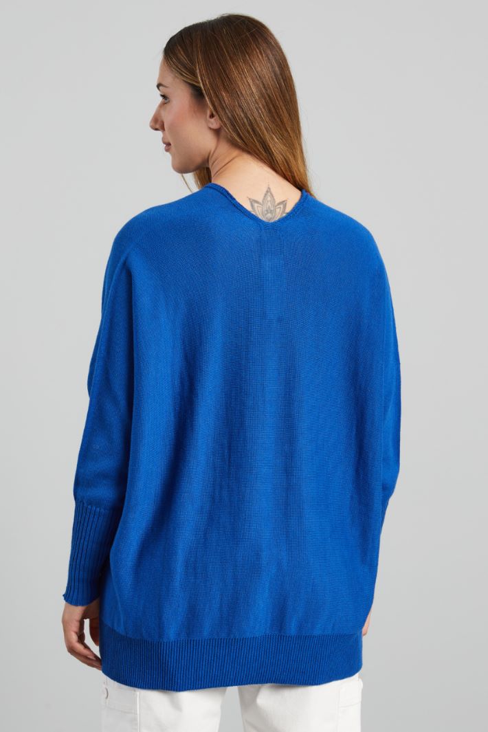 Double V-neck sweater Intrend - 2