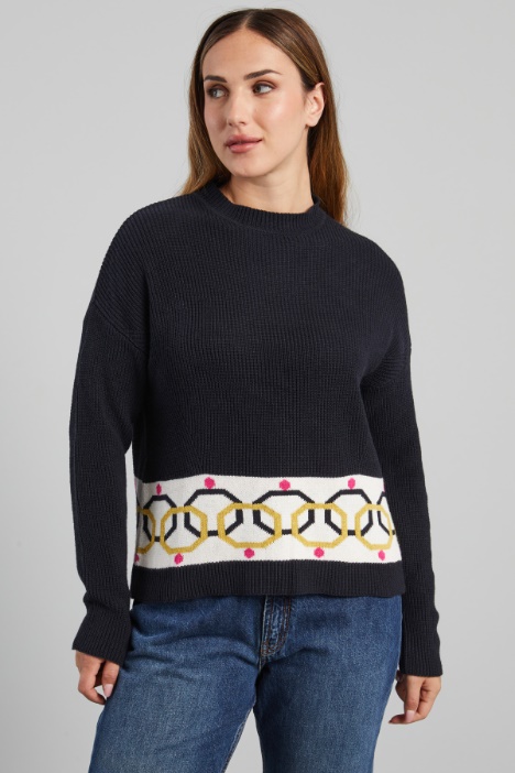 Jacquard sweater Intrend