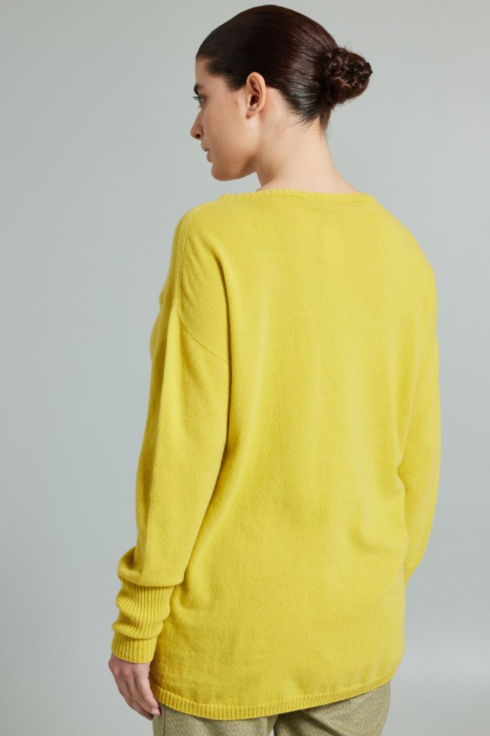 Sweater with micro slits Intrend - 2