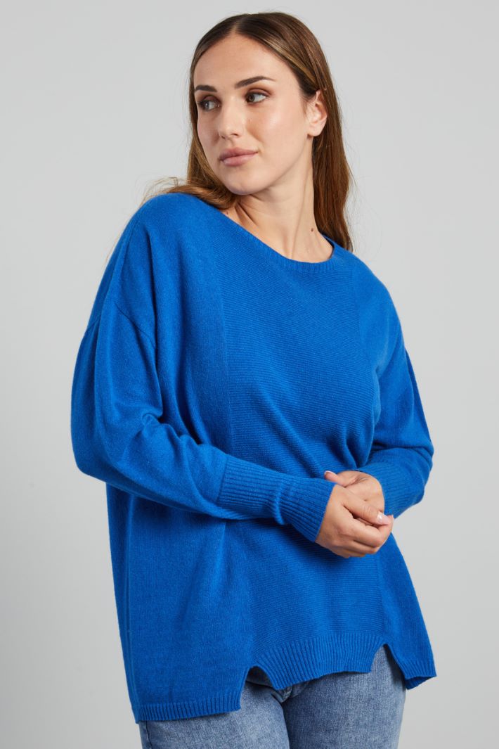 Sweater with micro slits Intrend - 3