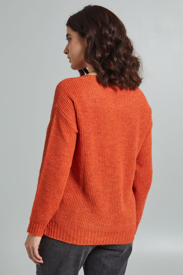 Rib-knit sweater Intrend - 2