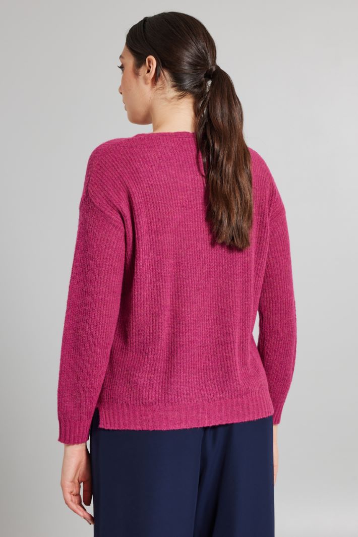 Rib-knit sweater Intrend - 2