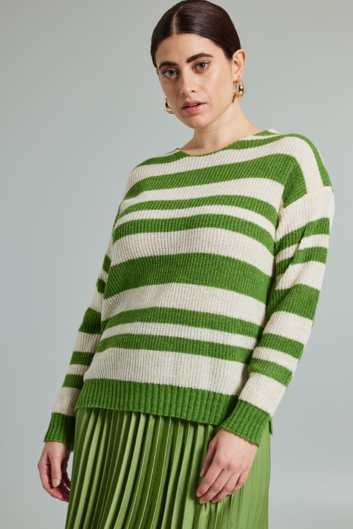 Rib-knit sweater Intrend - 3