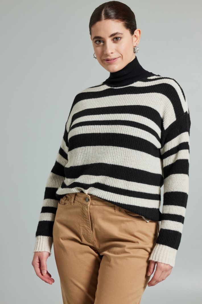 Rib-knit sweater Intrend - 3