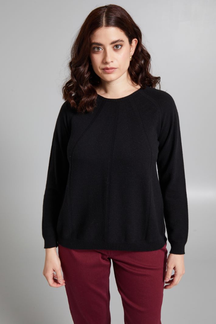 Sweater with raglan sleeves Intrend - 3