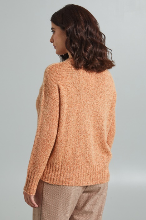 Maglia in mohair lamè