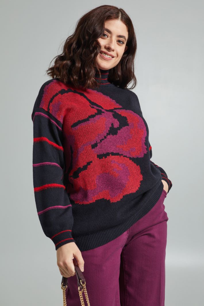 Jacquard sweater Intrend - 3