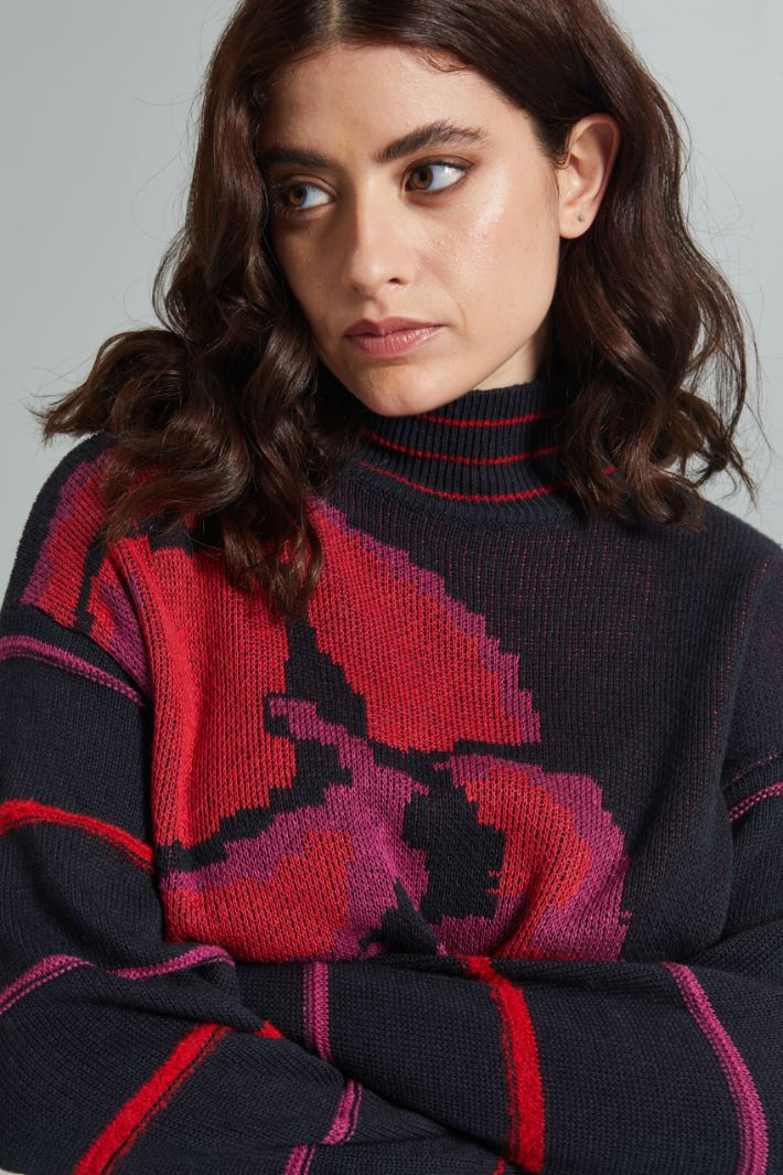 Jacquard sweater Intrend - 4