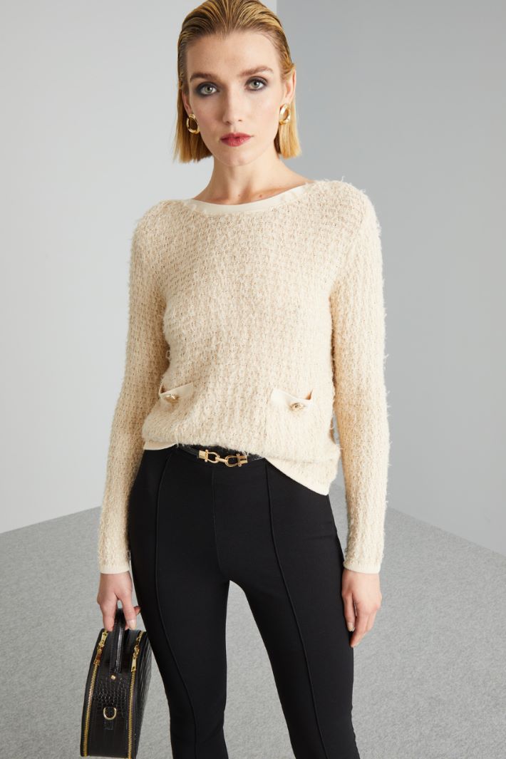 Sweater with pockets Intrend - 3