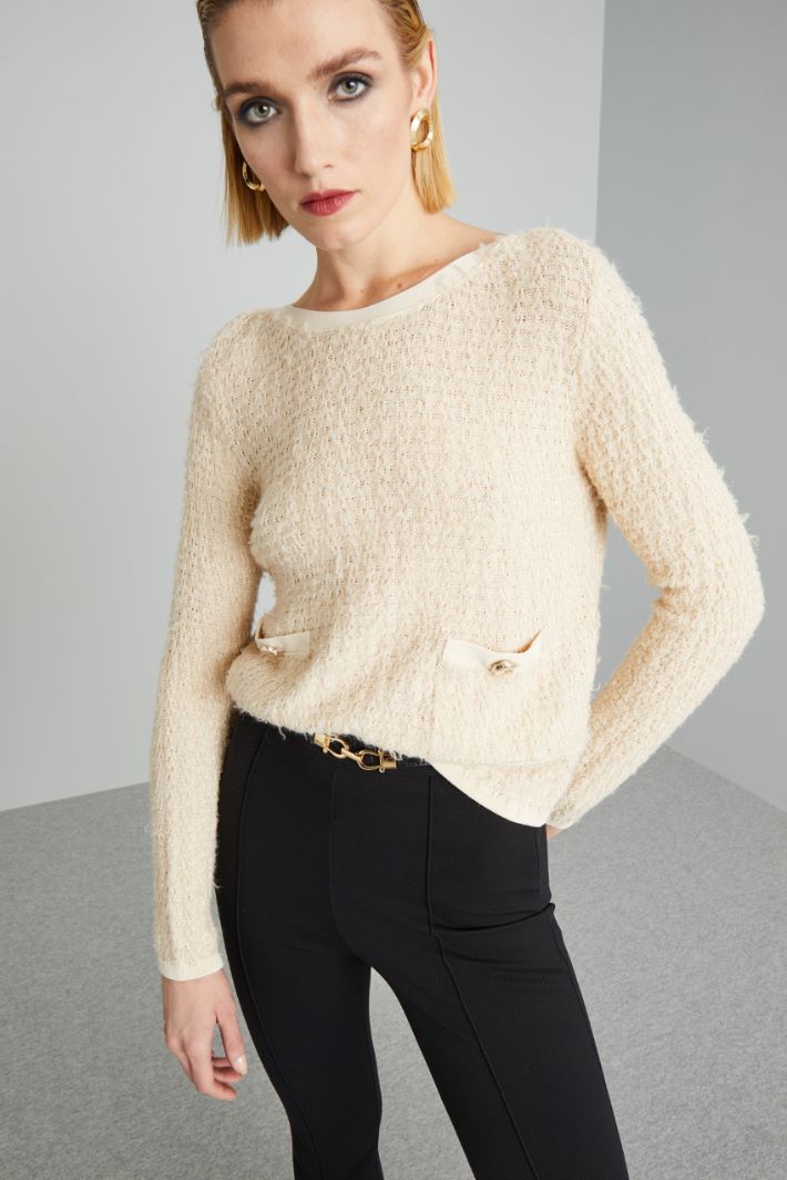 Sweater with pockets Intrend - 4